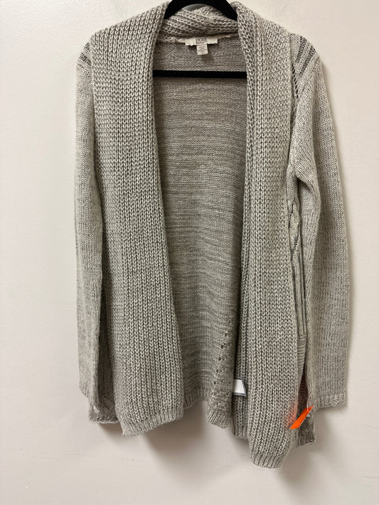 Sweater Cardigan By Vintage America In Grey, Size: S