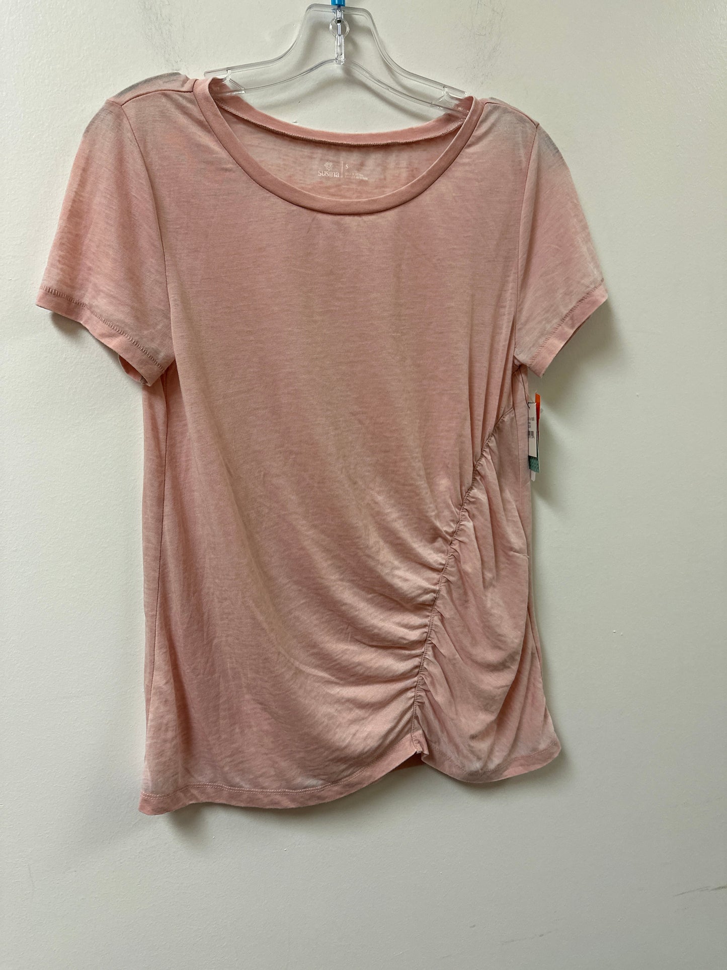 Top Short Sleeve By Susina In Pink, Size: S