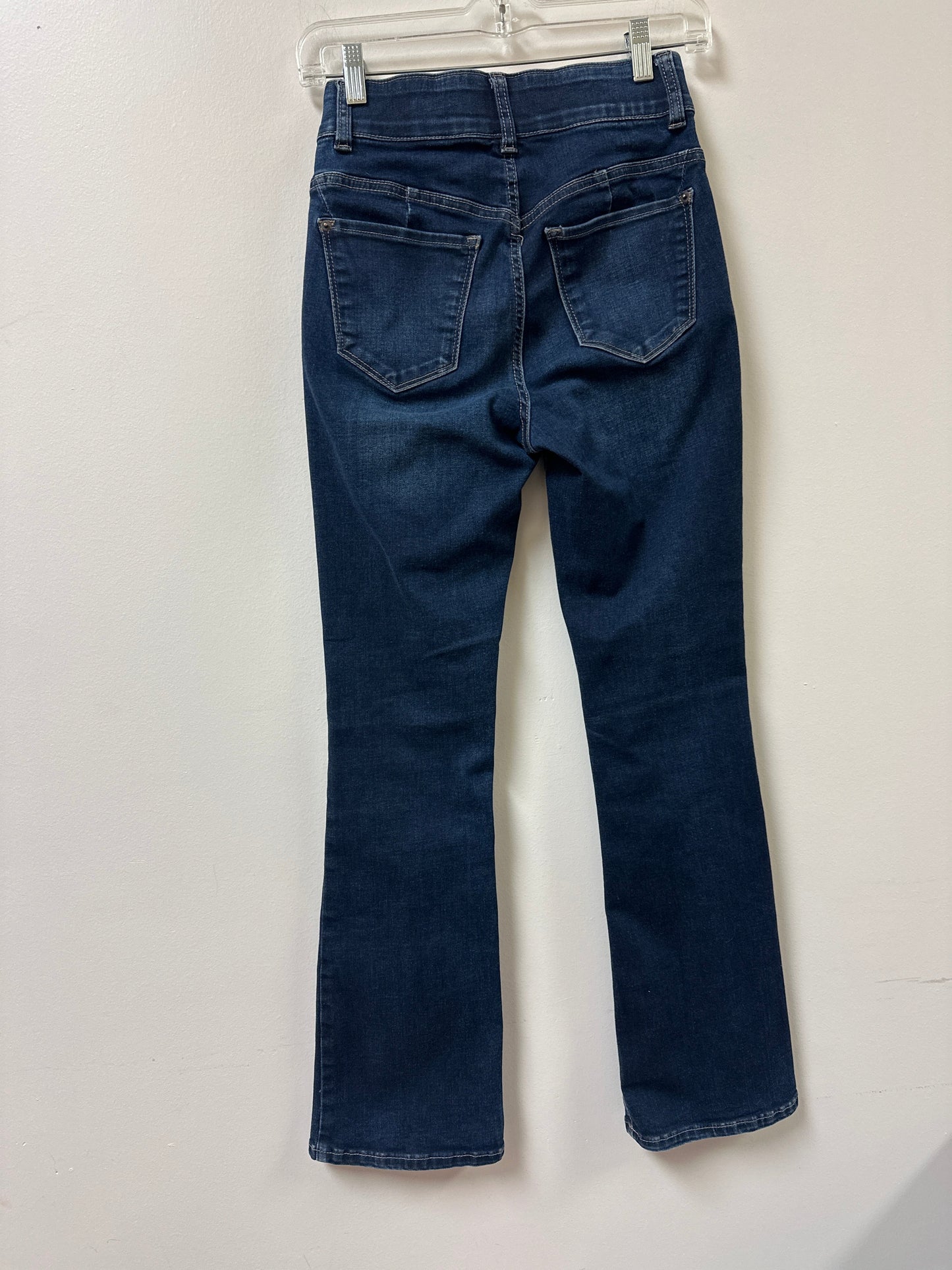 Jeans Flared By New York And Co In Blue Denim, Size: 4