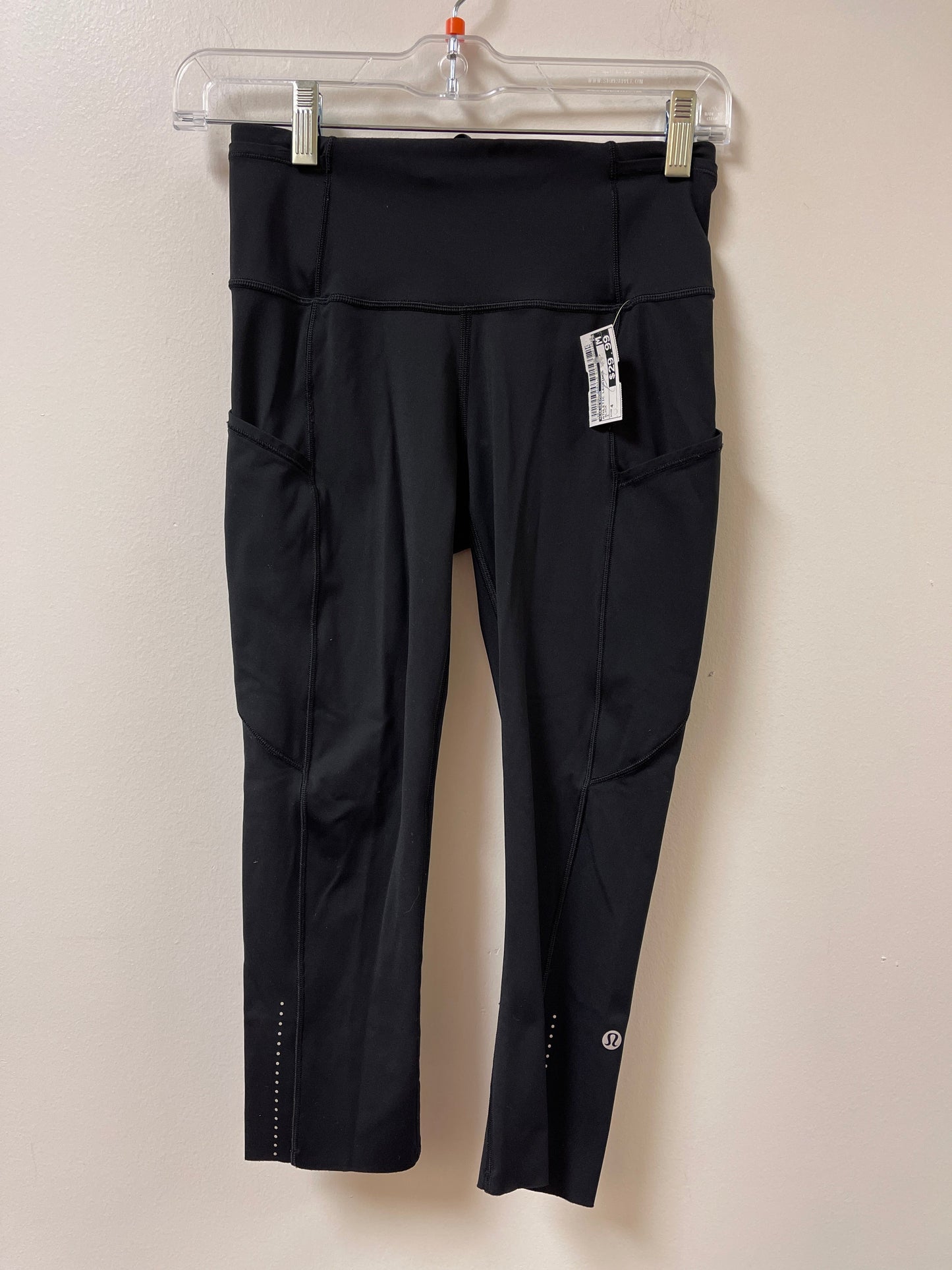 Athletic Leggings By Lululemon In Black, Size: 4