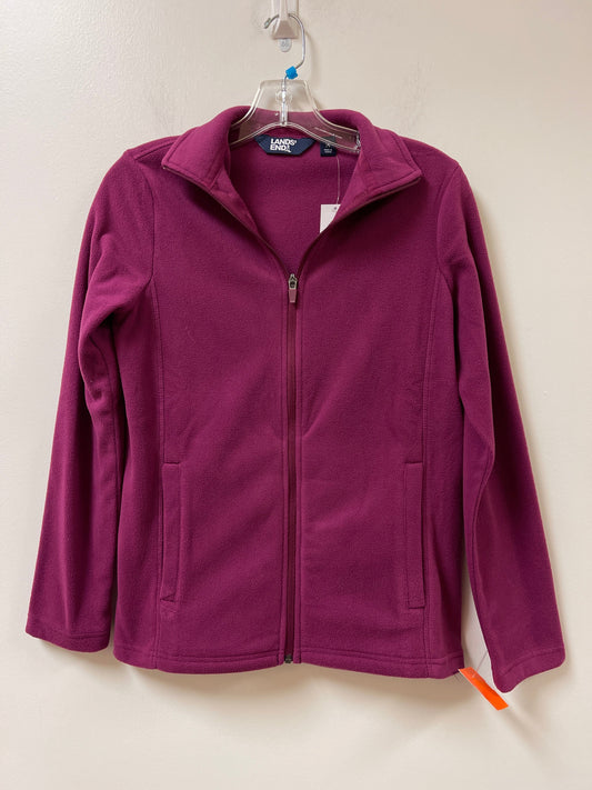 Jacket Fleece By Lands End In Purple, Size: Xs