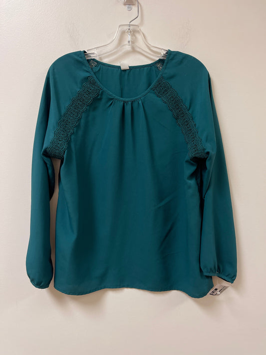 Top Long Sleeve By Old Navy In Green, Size: L