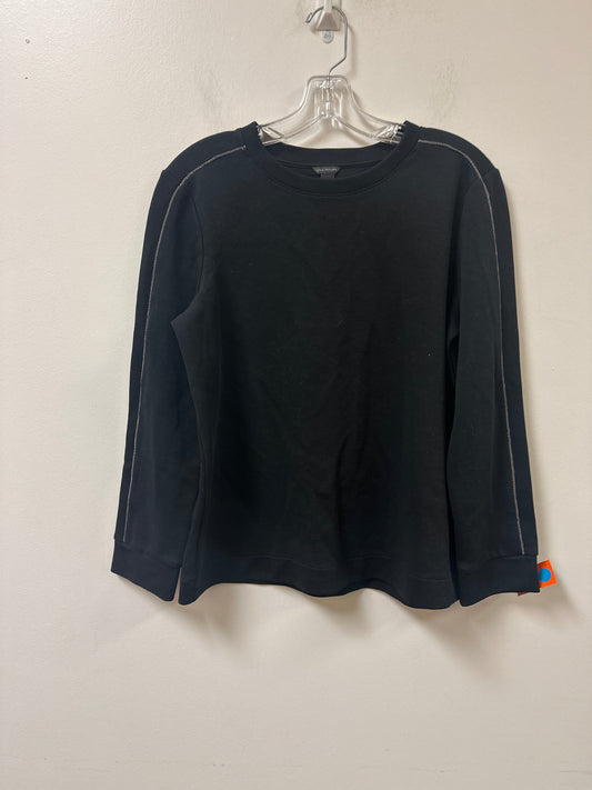 Top Long Sleeve By Ann Taylor In Black, Size: M