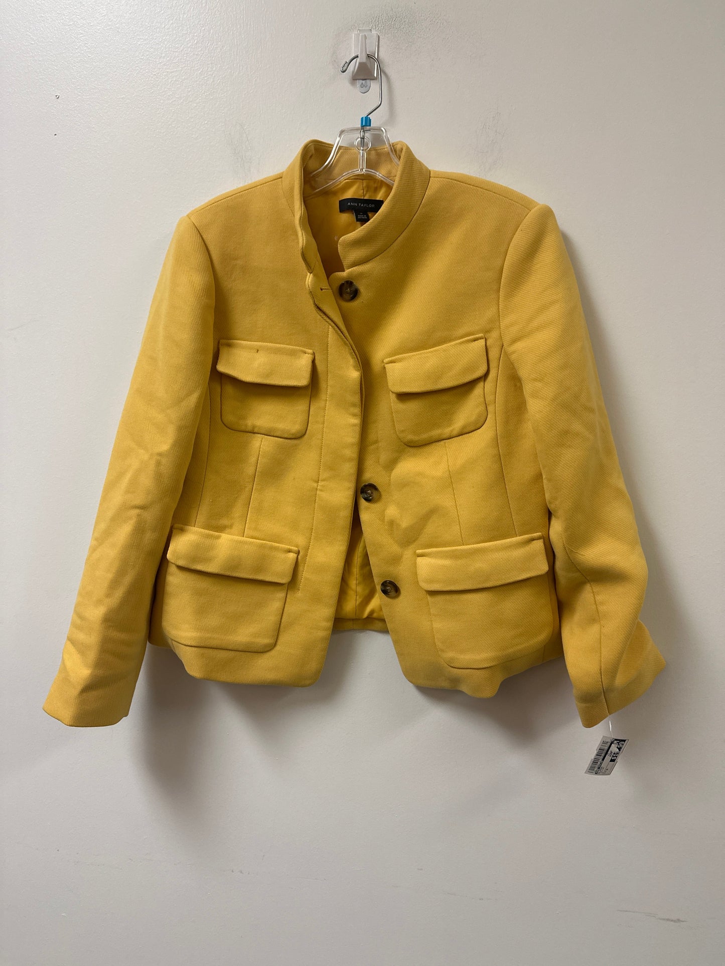 Blazer By Ann Taylor In Yellow, Size: M