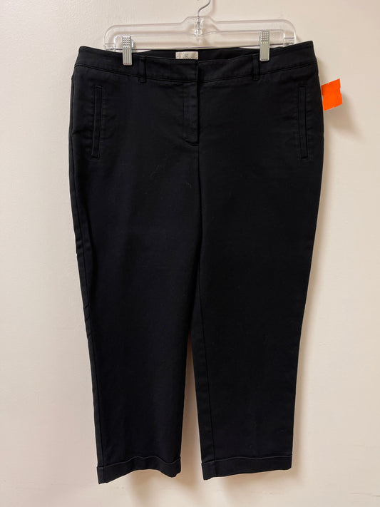 Pants Cropped By Chicos In Black, Size: 12