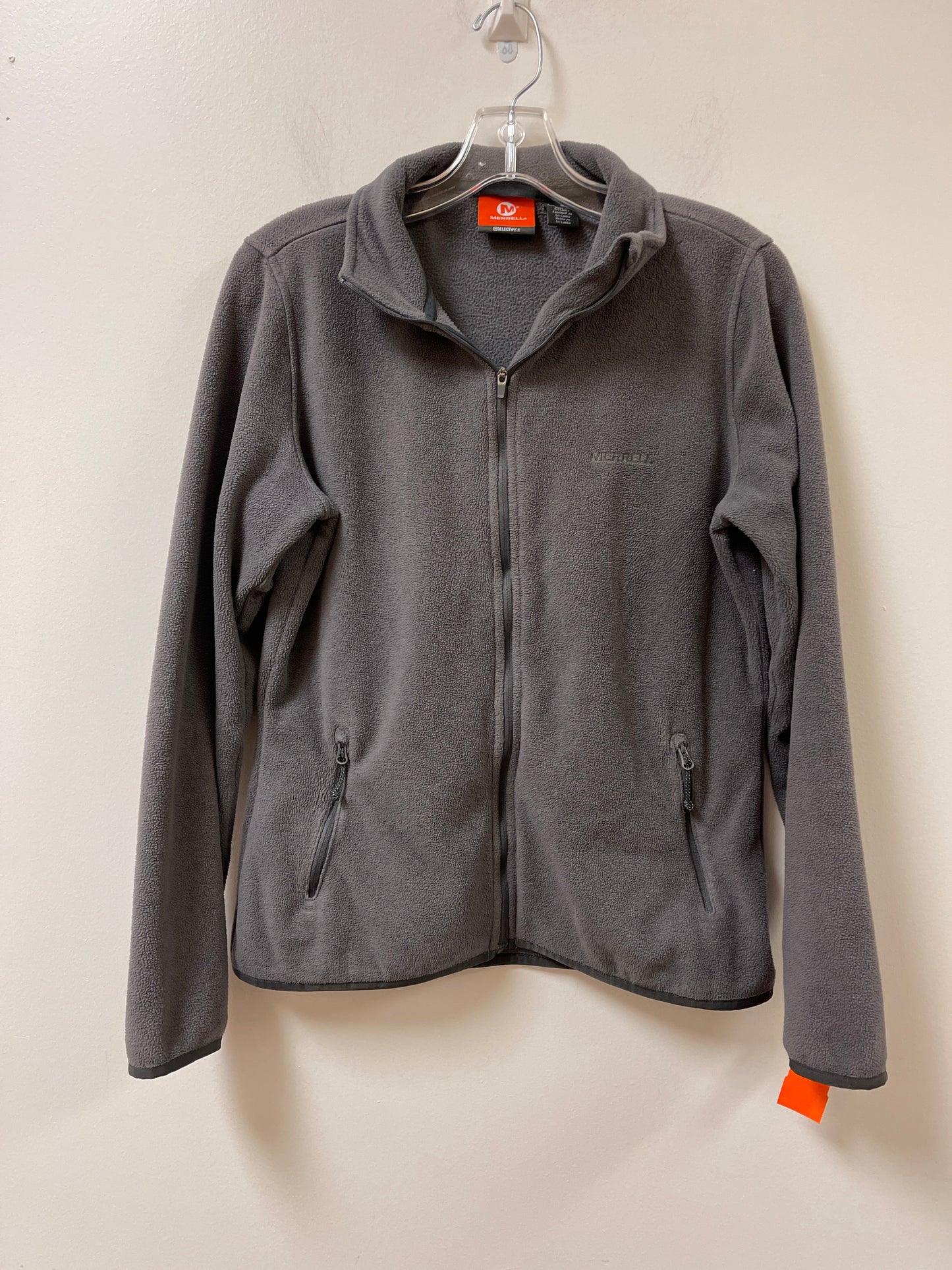 Jacket Fleece By Merrell In Grey, Size: M