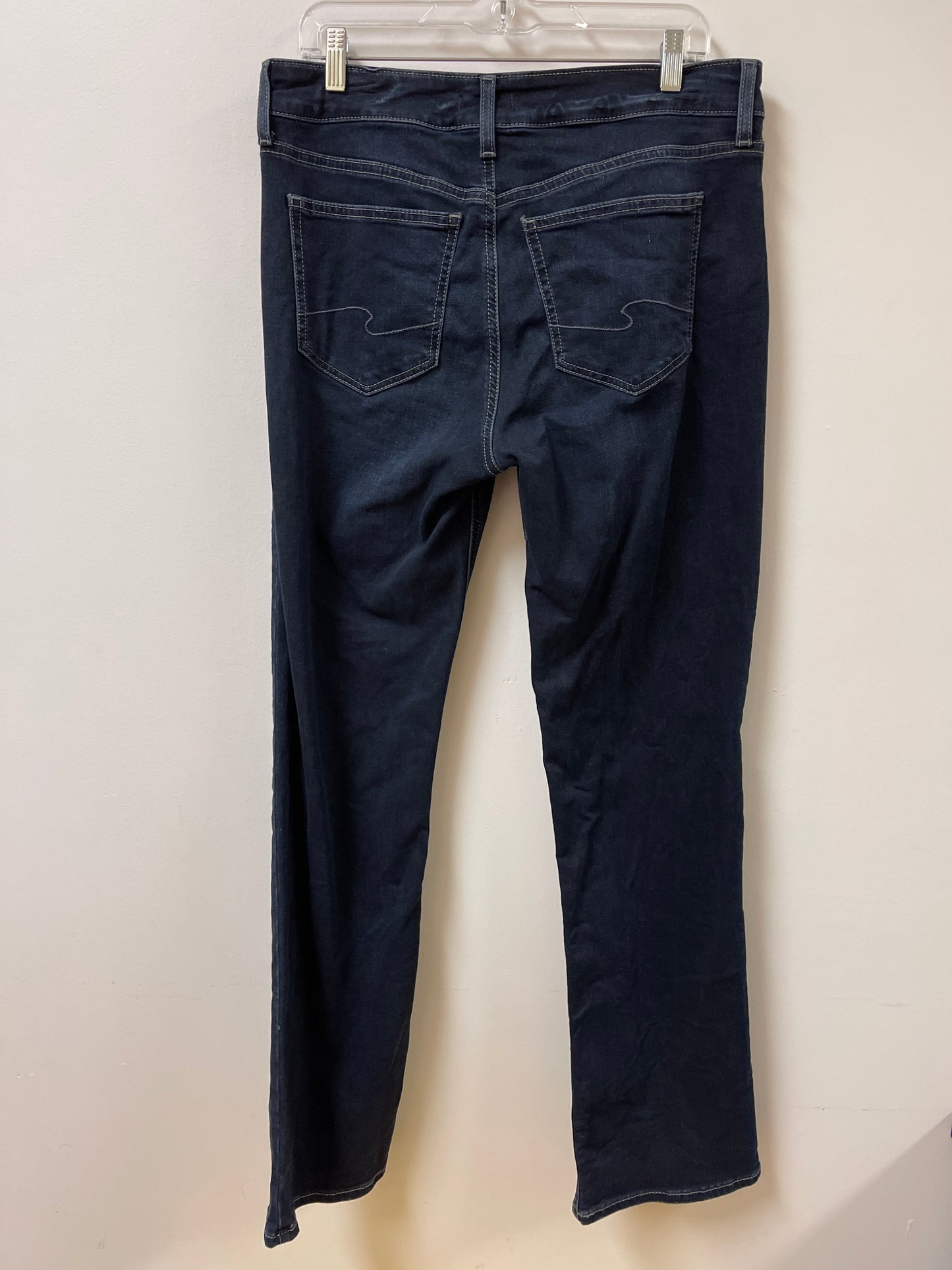 Jeans Straight By Silver In Blue Denim, Size: 18