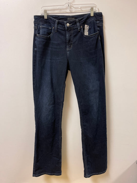 Jeans Straight By Silver In Blue Denim, Size: 18