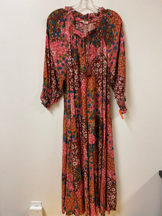 Dress Casual Maxi By Easel In Floral Print, Size: L