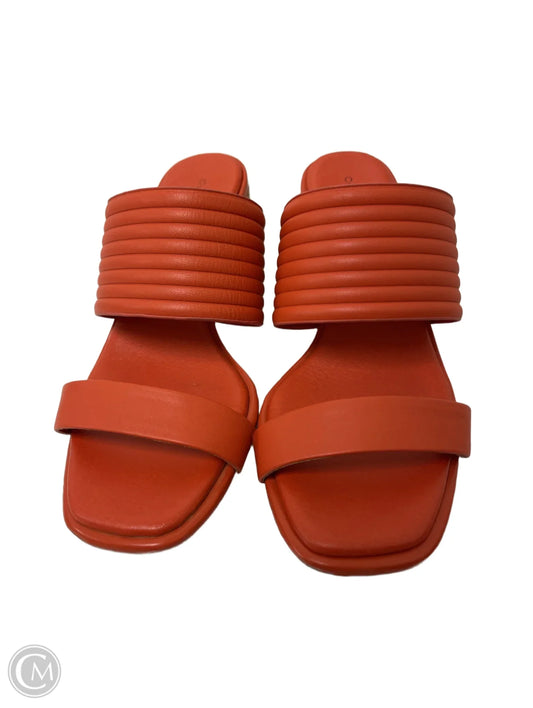 Sandals Heels Block By Caslon In Orange, Size: 6.5