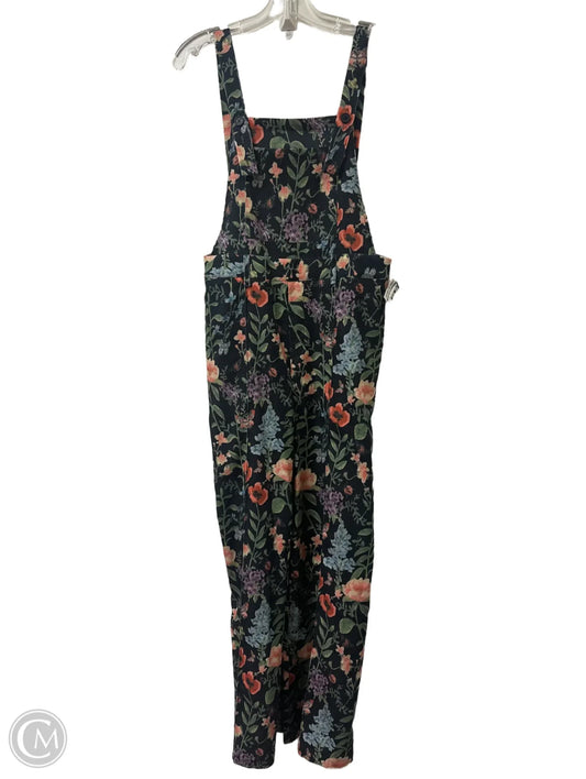 Overalls By Clothes Mentor In Floral Print, Size: M