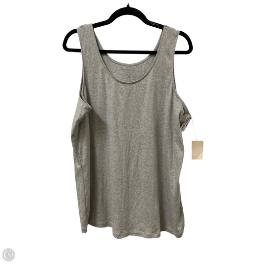 Tank Top By Coldwater Creek In Grey, Size: 2x