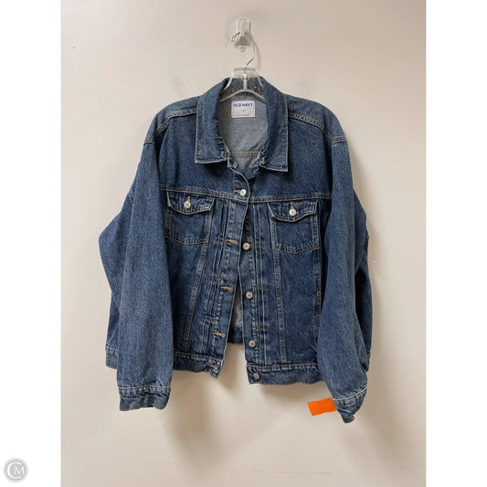 Jacket Denim By Old Navy In Blue Denim, Size: 2x