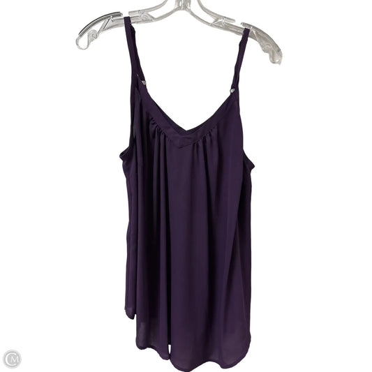 Top Sleeveless By Torrid In Purple, Size: L