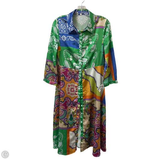 Dress Casual Maxi By Clothes Mentor In Multi-colored, Size: S