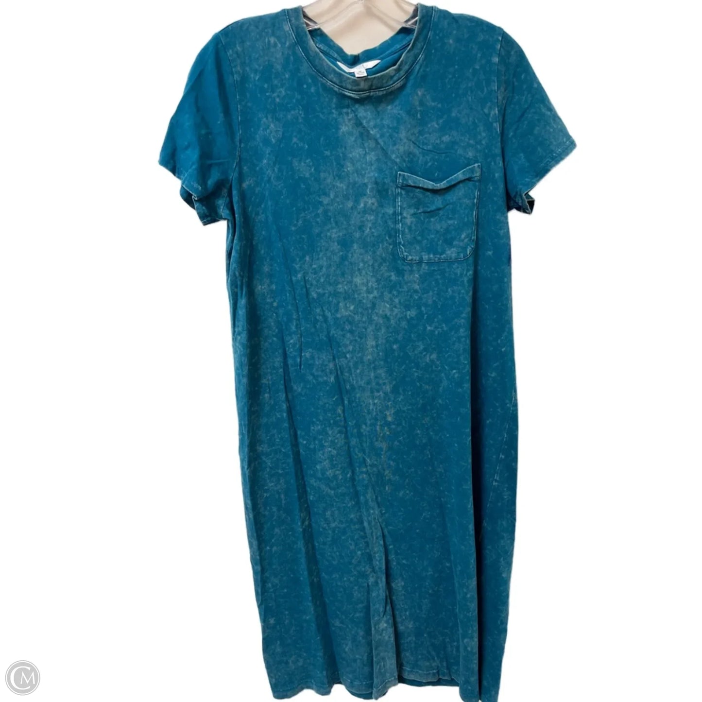 Dress Casual Maxi By Time And Tru In Blue, Size: M