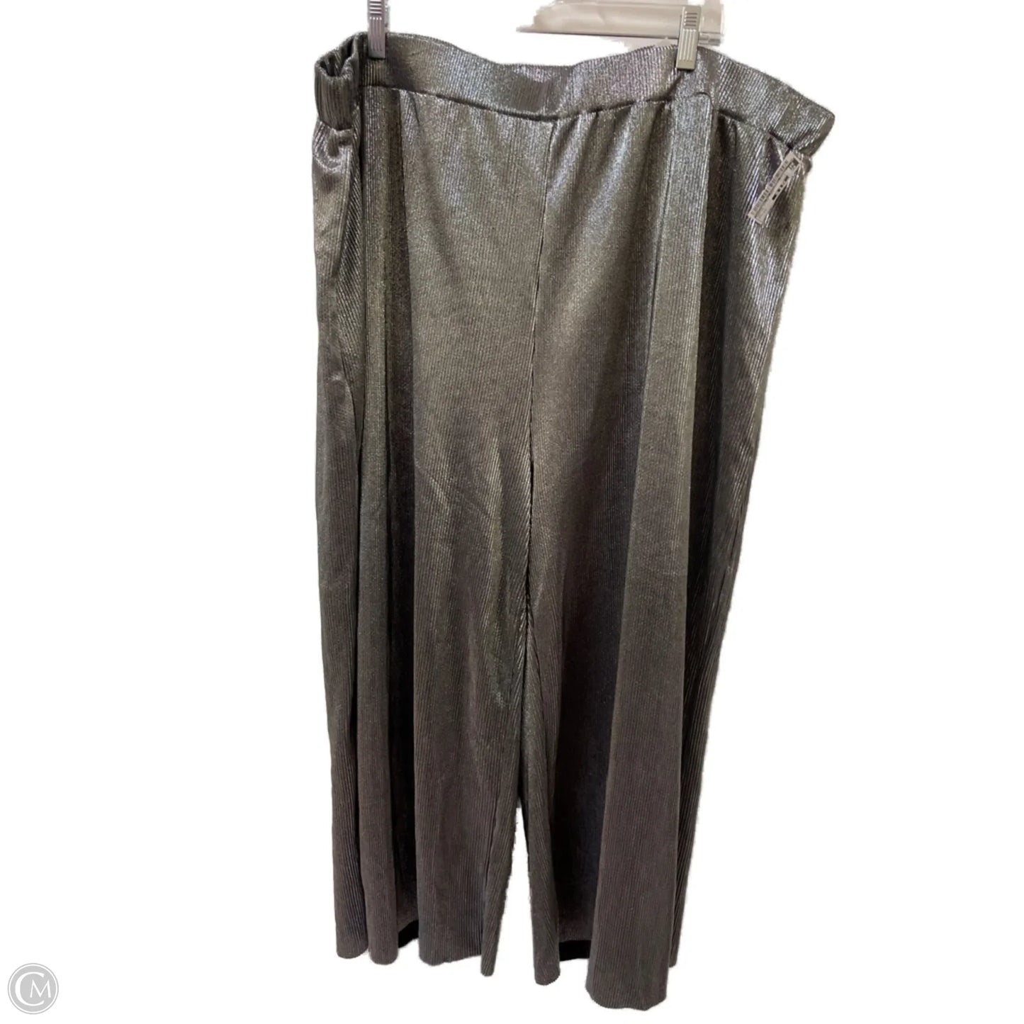 Pants Wide Leg By Michael By Michael Kors In Silver, Size: 22