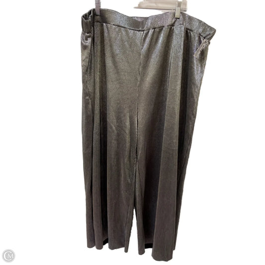 Pants Wide Leg By Michael By Michael Kors In Silver, Size: 22