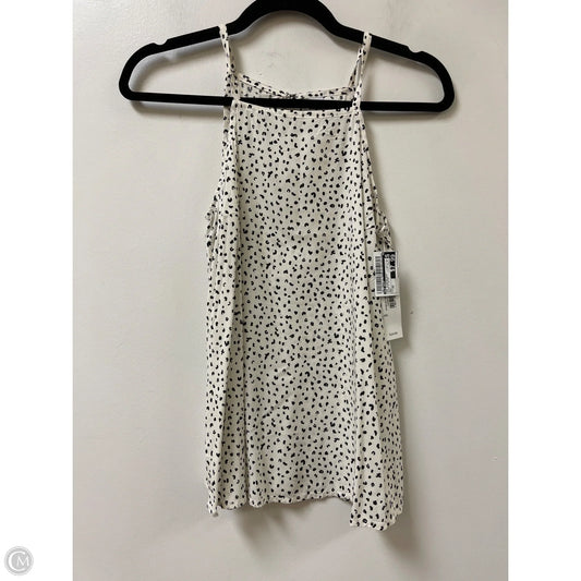 Top Sleeveless By Old Navy In Black & White, Size: Xs