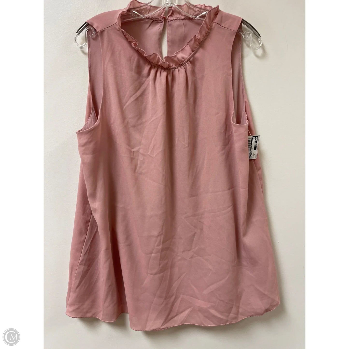 Top Sleeveless By Clothes Mentor In Pink, Size: Xl