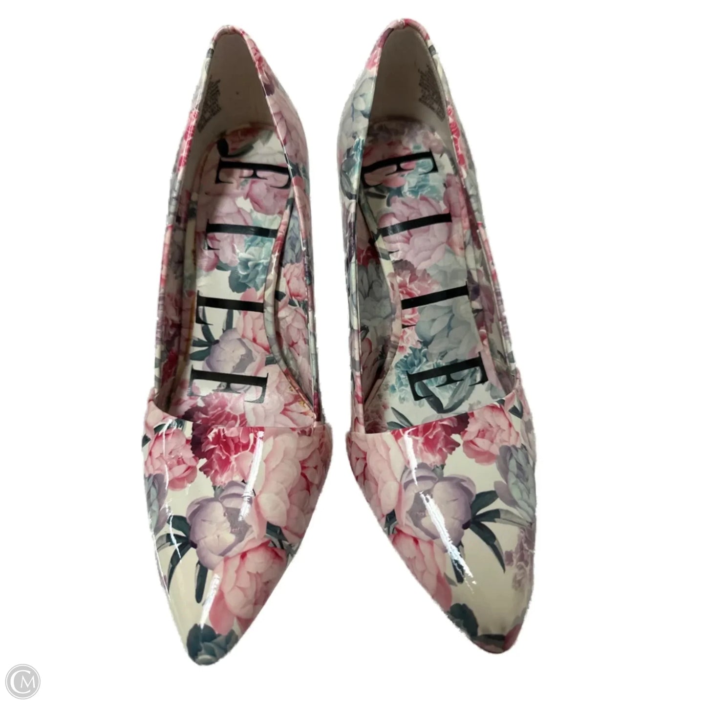 Shoes Heels Stiletto By Elle In Floral Print, Size: 9