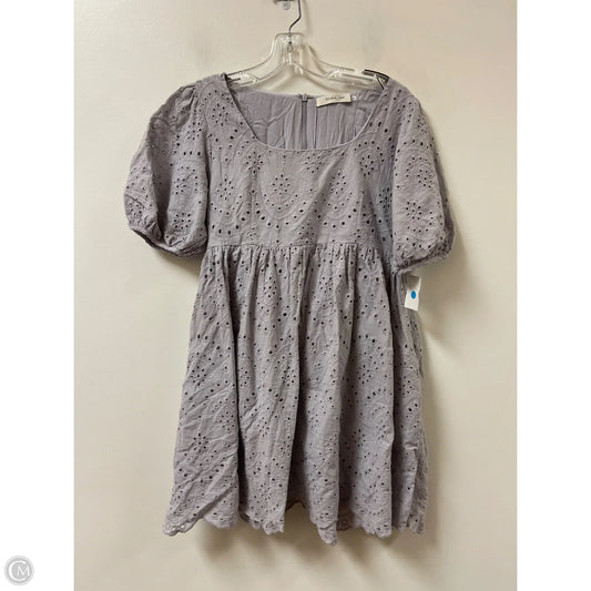 Dress Casual Short By Mustard Seed In Purple, Size: M