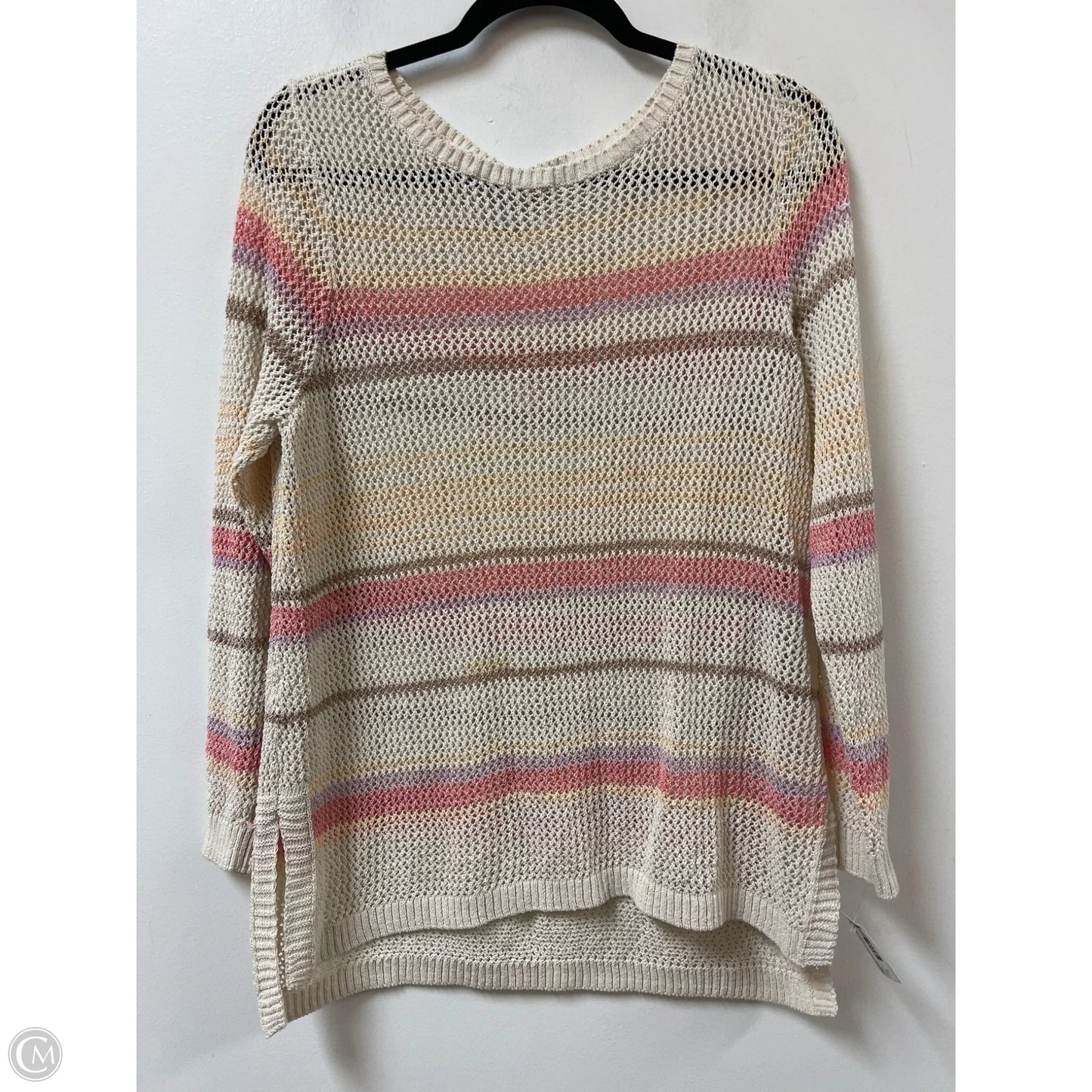 Sweater By Chicos In Cream, Size: Xl