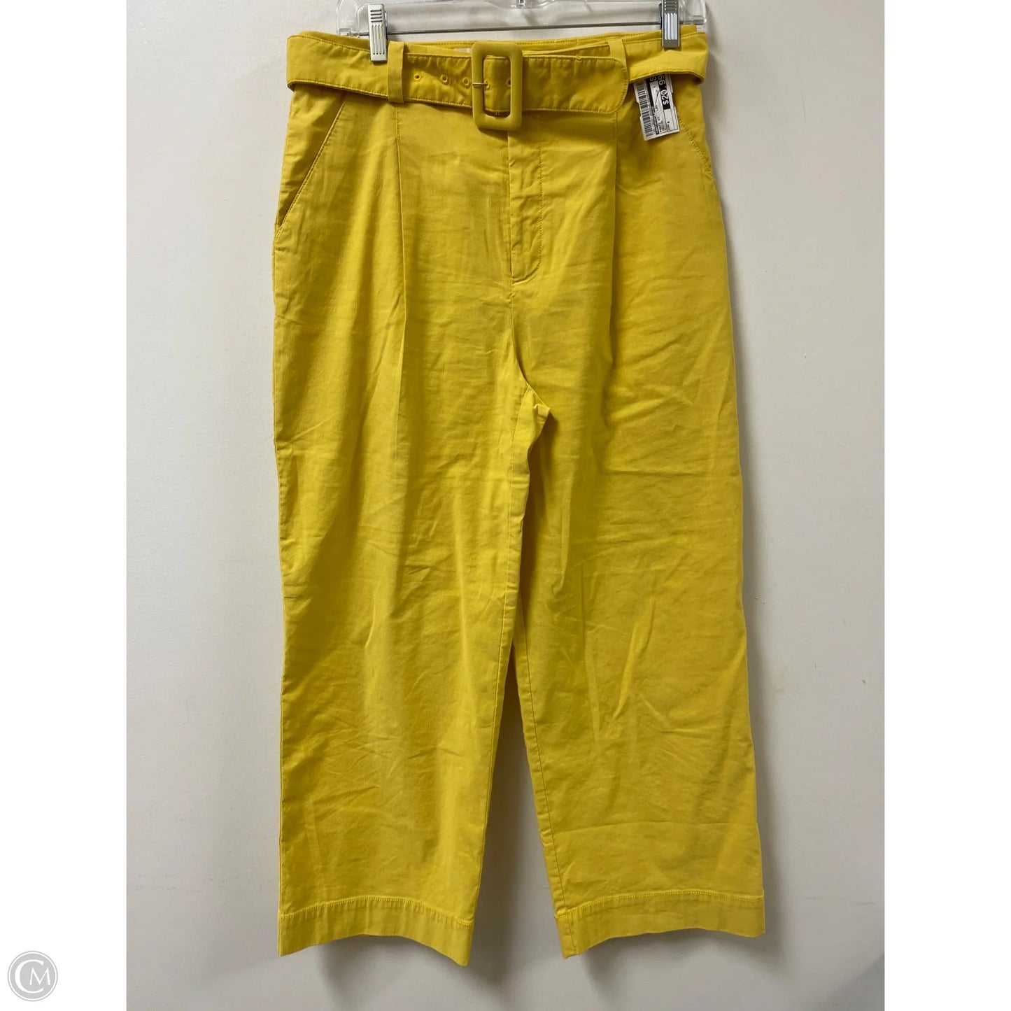 Pants Wide Leg By Anthropologie In Yellow, Size: 4