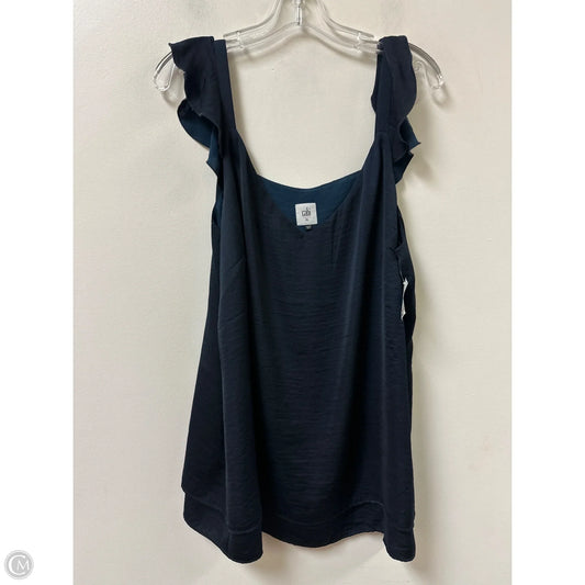 Top Sleeveless By Cabi In Navy, Size: Xl