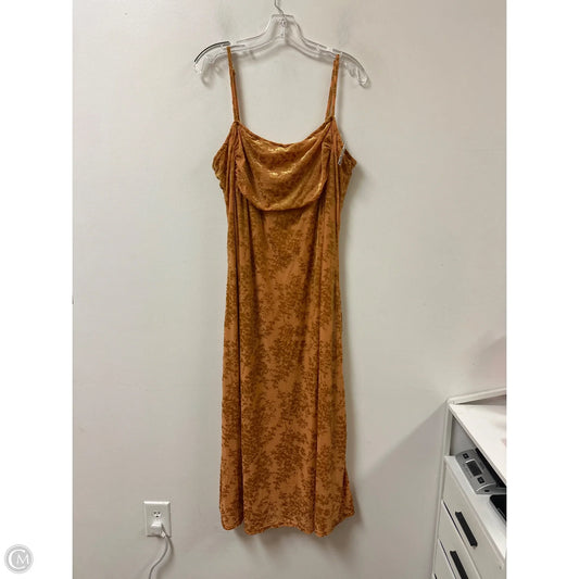 Dress Casual Maxi By Clothes Mentor In Yellow, Size: 1x