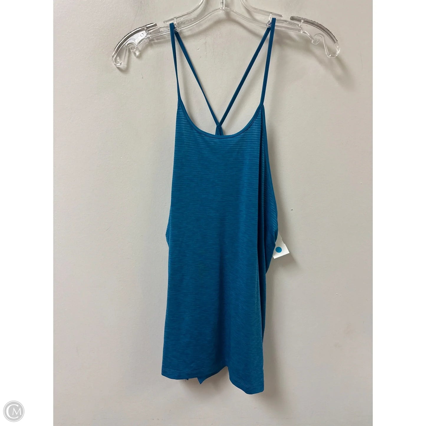 Athletic Tank Top By Asics In Blue, Size: L