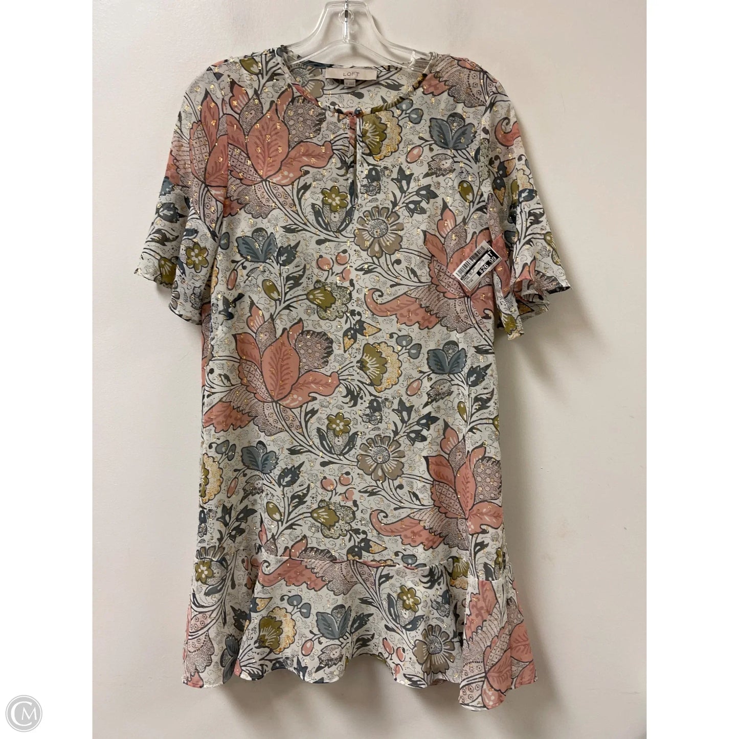 Dress Set 2pc By Loft In Floral Print, Size: Xs