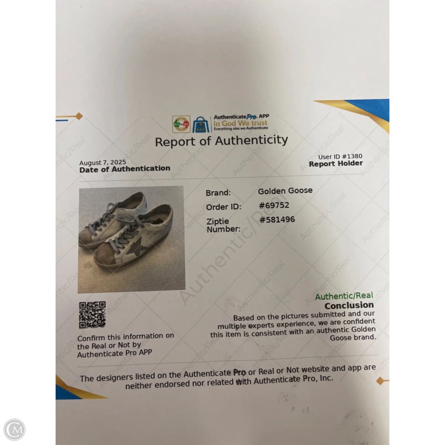 Shoes Luxury Designer By Golden Goose In White, Size: 6.5