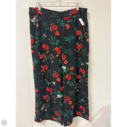 Pants Wide Leg By Gibson And Latimer In Floral Print, Size: 14
