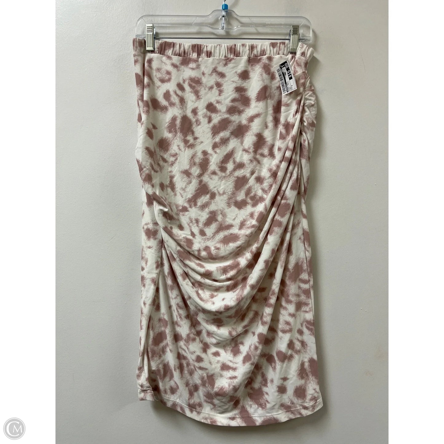 Skirt Maxi By Express In Pink & White, Size: 8