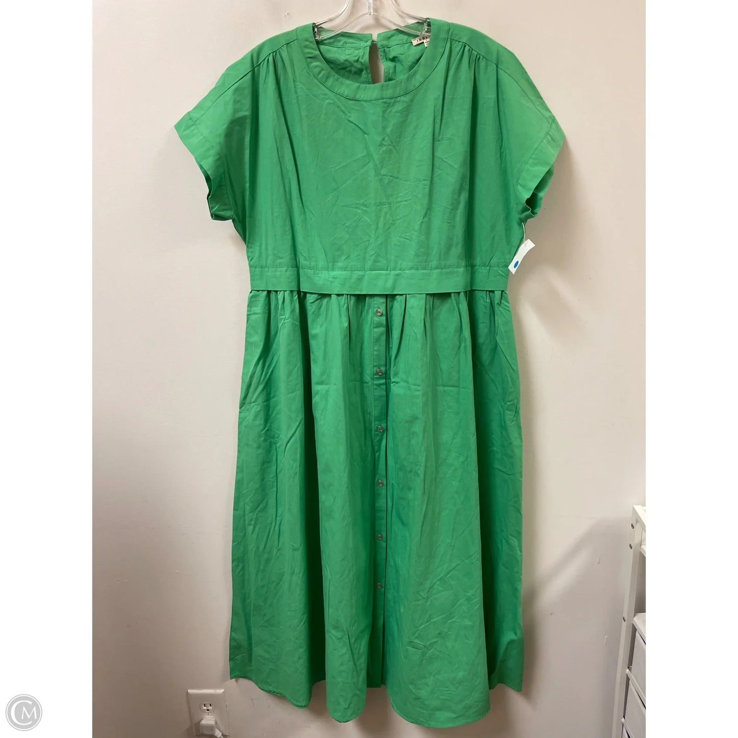 Dress Casual Maxi By Jodifl In Green, Size: L