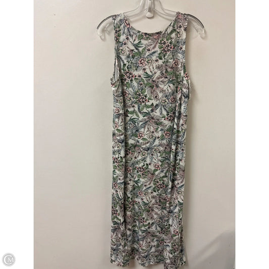 Dress Casual Maxi By J. Jill In Floral Print, Size: M