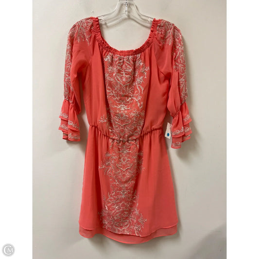 Dress Casual Short By White House Black Market In Pink, Size: S