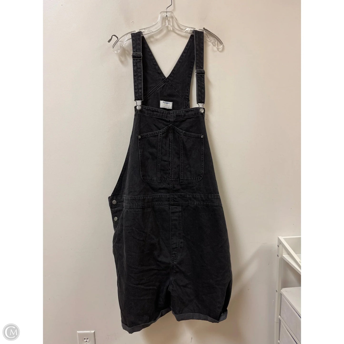 Shortalls By Old Navy In Grey Denim, Size: 4x