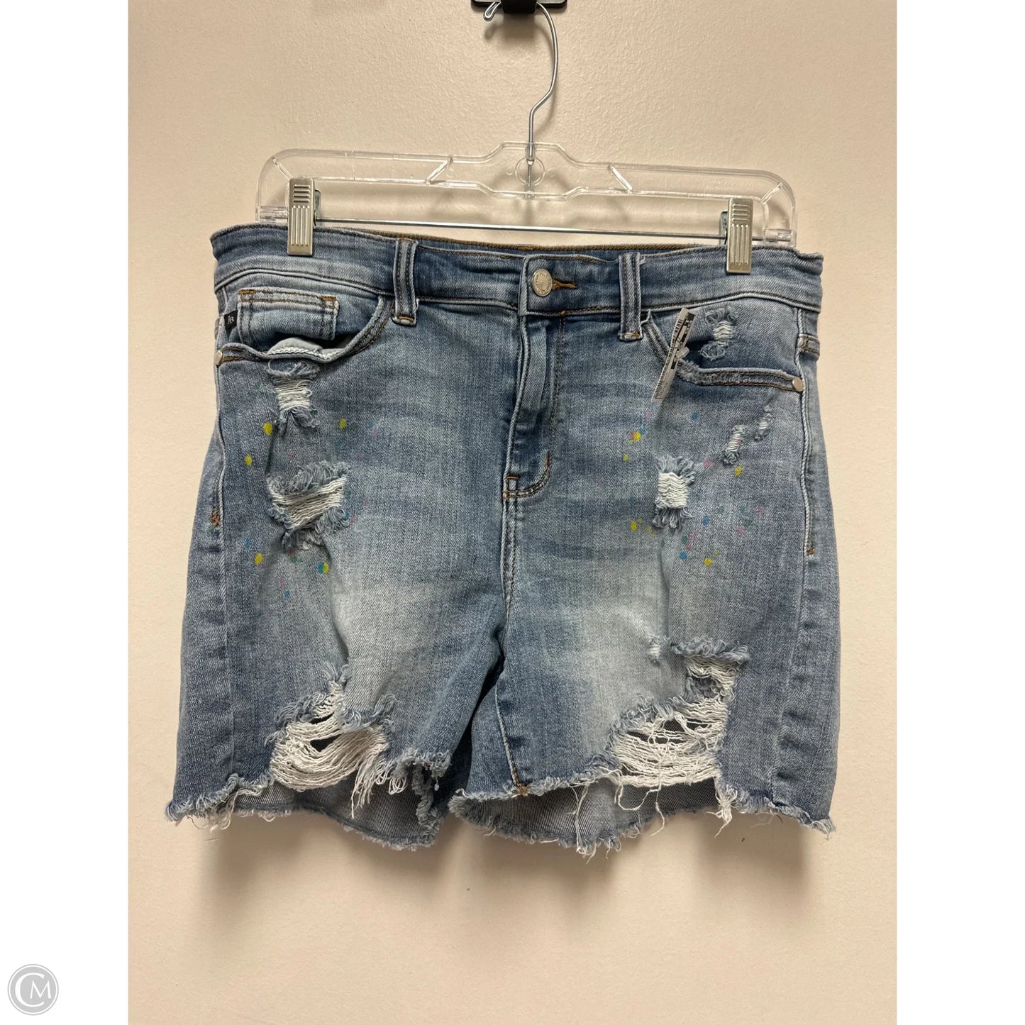 Shorts By Judy Blue In Blue Denim, Size: 12