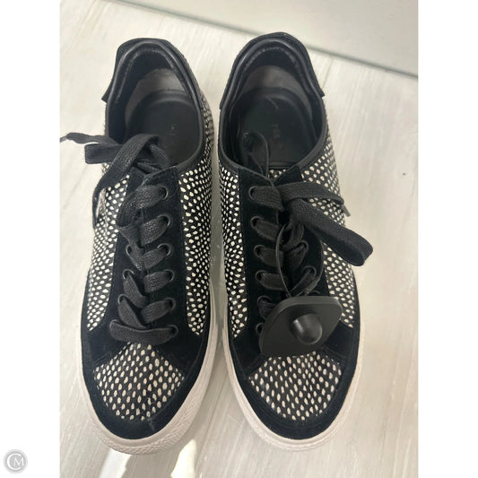 Shoes Sneakers By Rag And Bone In Black & White, Size: 6.5