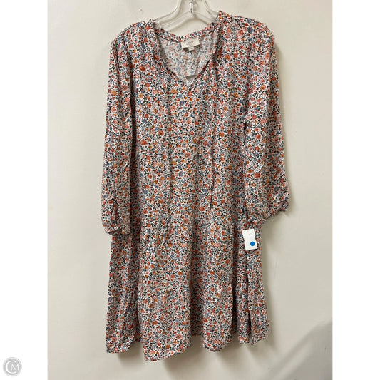 Dress Casual Short By Loft In Floral Print, Size: L