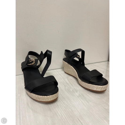 Sandals Heels Wedge By Naturalizer In Black, Size: 11