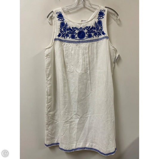 Dress Casual Short By J. Crew In Blue & White, Size: M
