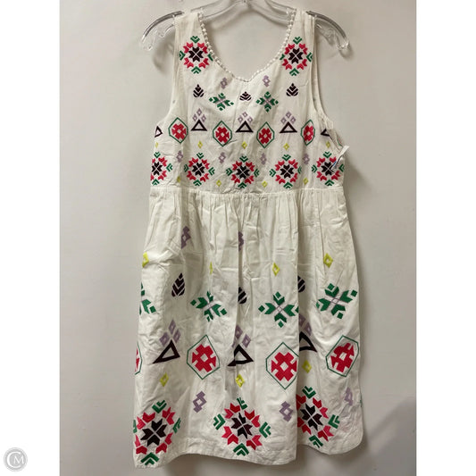 Dress Casual Midi By Anthropologie In Multi-colored, Size: M