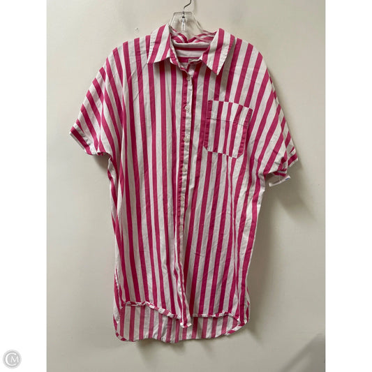 Dress Casual Short By A New Day In Pink & White, Size: M