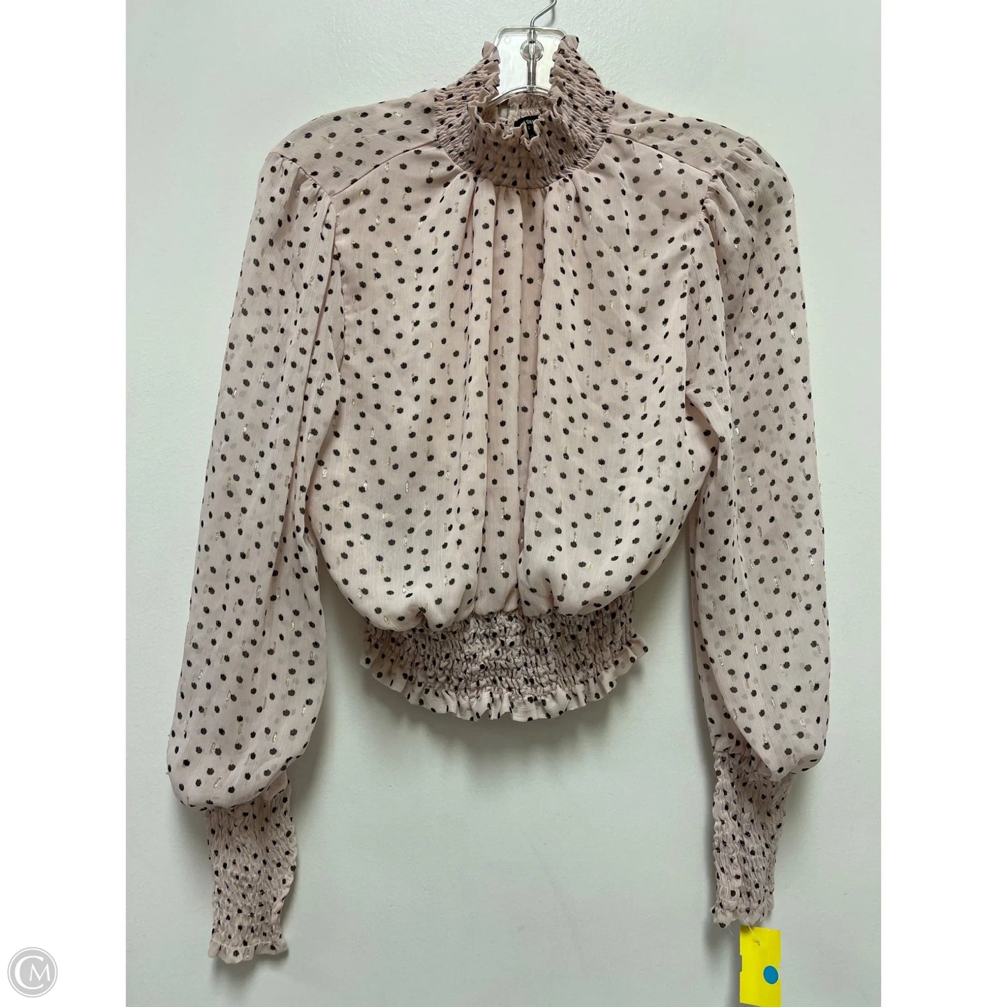 Top Long Sleeve By Forever 21 In Pink, Size: M