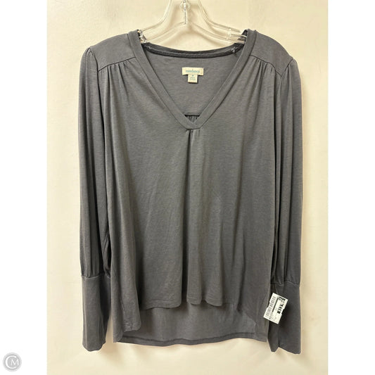 Top Long Sleeve By Sundance In Grey, Size: M