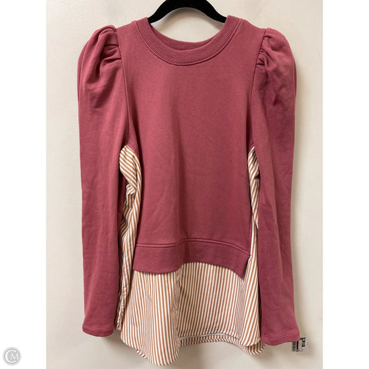 Sweater By Maeve In Pink, Size: Xs