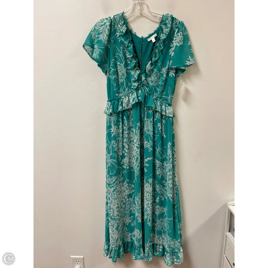 Dress Casual Midi By Abound In Teal, Size: S